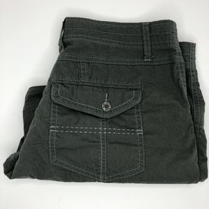 Kuhl Women's 6 Gray Outdoor Hiking Drawstring Lightweight‎ Casual Shorts